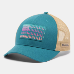 Gorra Columbia Verde con Beige