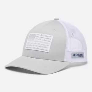 Gorra Columbia PFG Snapback Gris Bajo