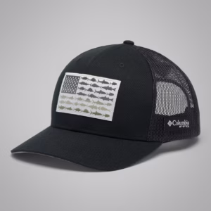 Gorra Columbia Negra Bandera de Pez