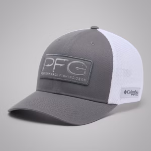 Gorra Columbia PFG Malla Blanco