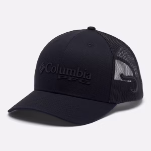 Gorra Columbia PFG Malla Negra