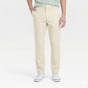 Pantalón Casual Tipo Chino Stretch Para Hombre