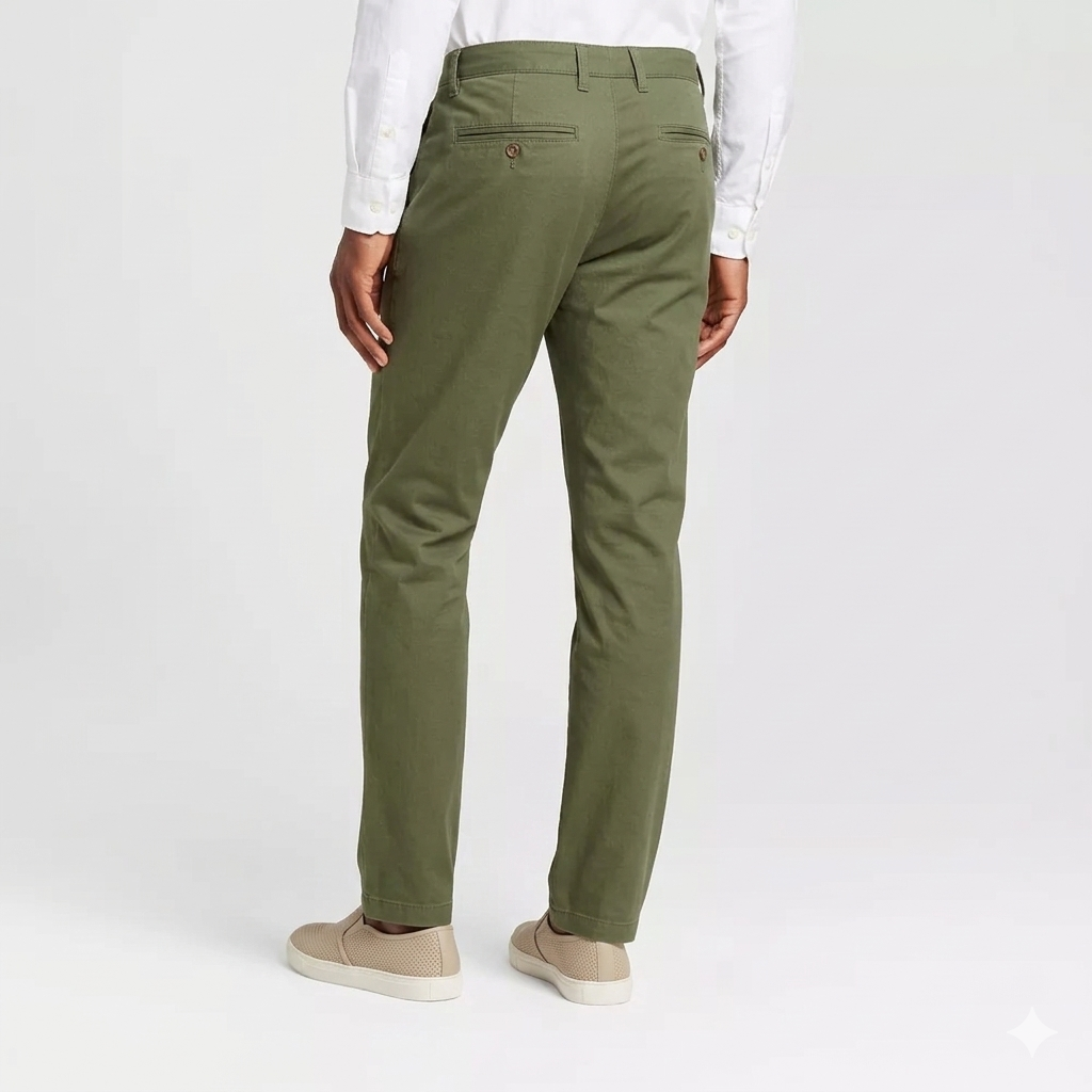 Pantalón Casual Tipo Chino Stretch Para Hombre - Imagen 2