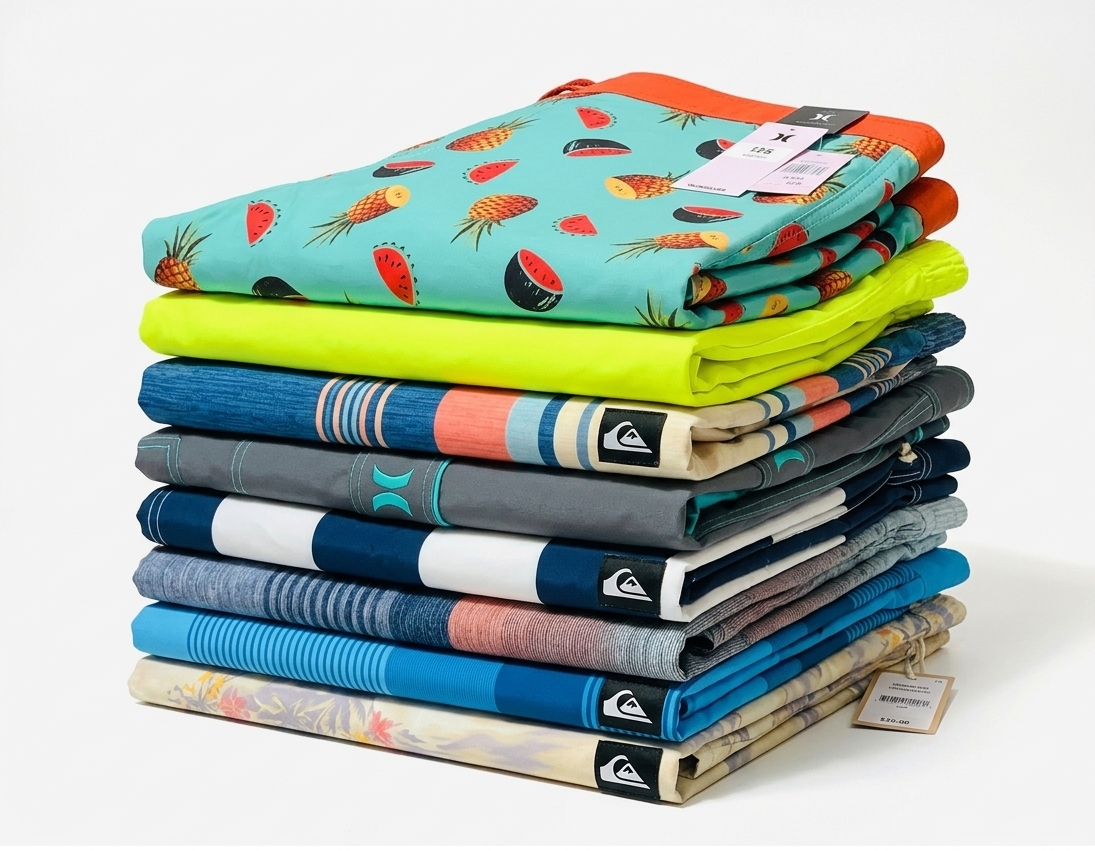 LOTE DE SHORTS HURLEY - QUIKSILVER